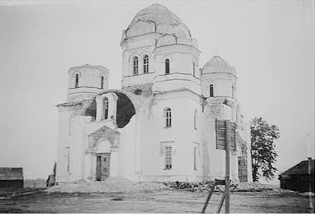 Борколабово. Борколабовский Вознесенский женский монастырь. архивная фотография, Церковь Барколабовского монастыря.