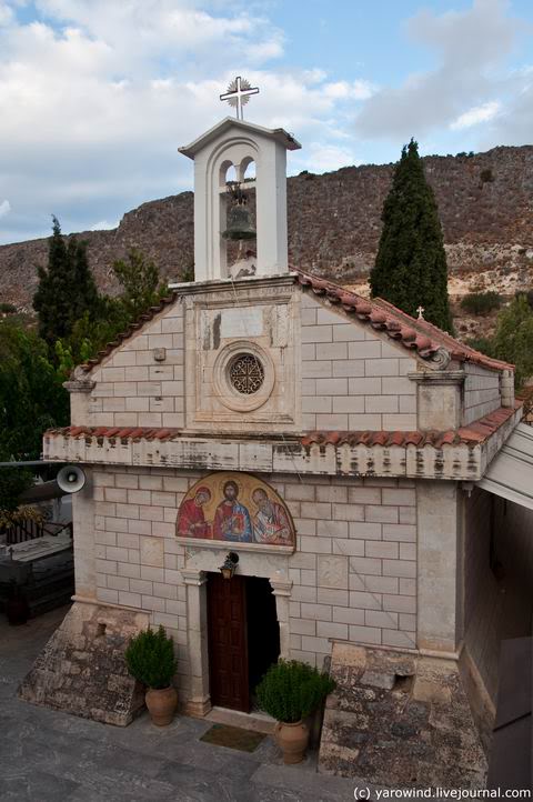 Греция, Крит (Κρήτη), Анополи. Монастырь Иоанна Богослова, фотография. фасады