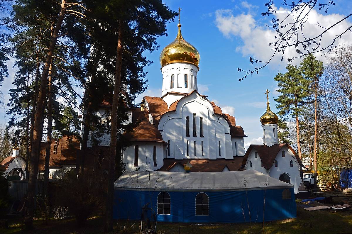 фасады. Церковь Новомучеников и исповедников Церкви Русской, Заречье (Одинцовский городской округ и ЗАТО Власиха, Краснознаменск, Московская область)