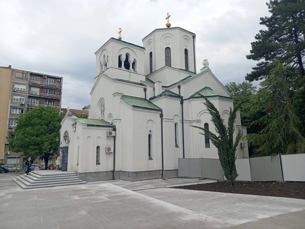 Церковь Саввы Сербского, Белград (Белград, округ, Сербия). фасады