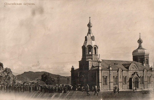 Церковь Александра Невского при 1-ом Горско-Моздокском полку, Олту (Ольты) (Эрзурум, Турция). архивная фотография, Частная коллекция. Фото 1910-х годов