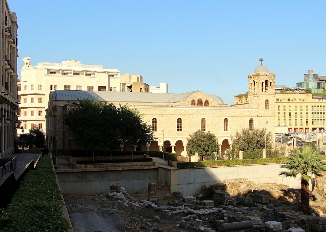 Бейрут. Кафедральный собор Георгия Победоносца. фасады