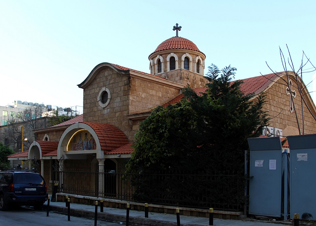 Бейрут. Церковь Георгия Победоносца. фасады