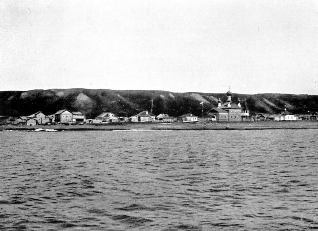 Церковь Троицы Живоначальной, Тетрино (Терский район, Мурманская область). архивная фотография, Тетрино, 1909 год. Фото из альбома 