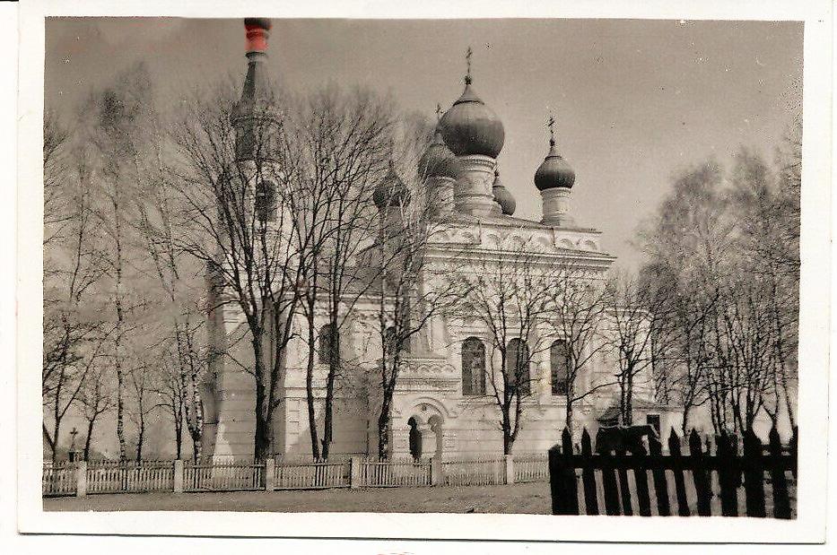 Фото 1940 г. с аукциона e-bay.de, архивная фотография. Церковь Рождества Пресвятой Богородицы, Тышовце (Люблинское воеводство, Польша)