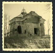 Церковь Вознесения Господня (старая), Фото 1941 г. с аукциона e-bay.de. Вид с северо-западной стороны<br>, Фёдоровское, Тосненский район, Ленинградская область