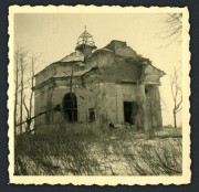 Церковь Вознесения Господня, Фото 1941 г. с аукциона e-bay.de. Вид с северо-западной стороны<br>, Фёдоровское, Тосненский район, Ленинградская область