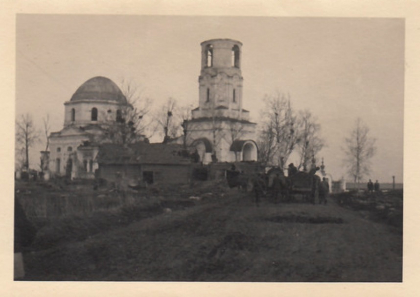 Церковь Илии Пророка, Дретино (Старорусский район, Новгородская область). архивная фотография, Фото 1941 г. с аукциона e-bay.de