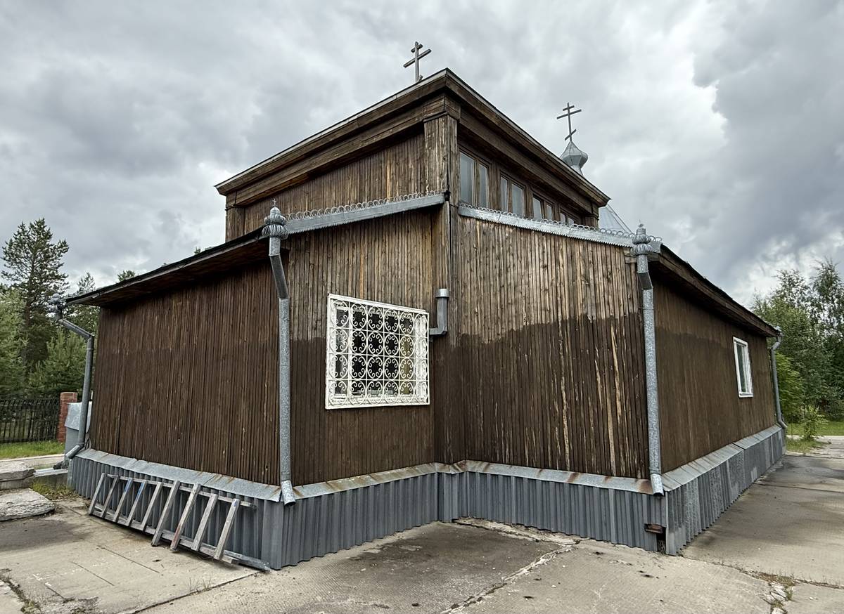 Церковь Николая Чудотворца (старая), Губкинский (Губкинский, город, Ямало-Ненецкий автономный округ). архитектурные детали, Вид с северо-востока