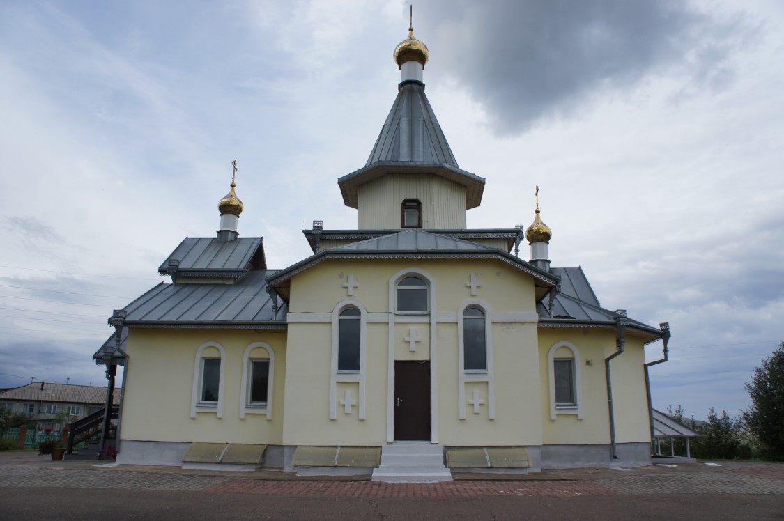 Новосёлово, село. Церковь Воздвижения Креста Господня. фасады