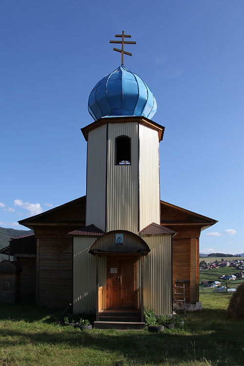 Церковь Вениамина, Митрополита Петроградского, Узян (Белорецкий район, Республика Башкортостан). фасады, Западный фасад