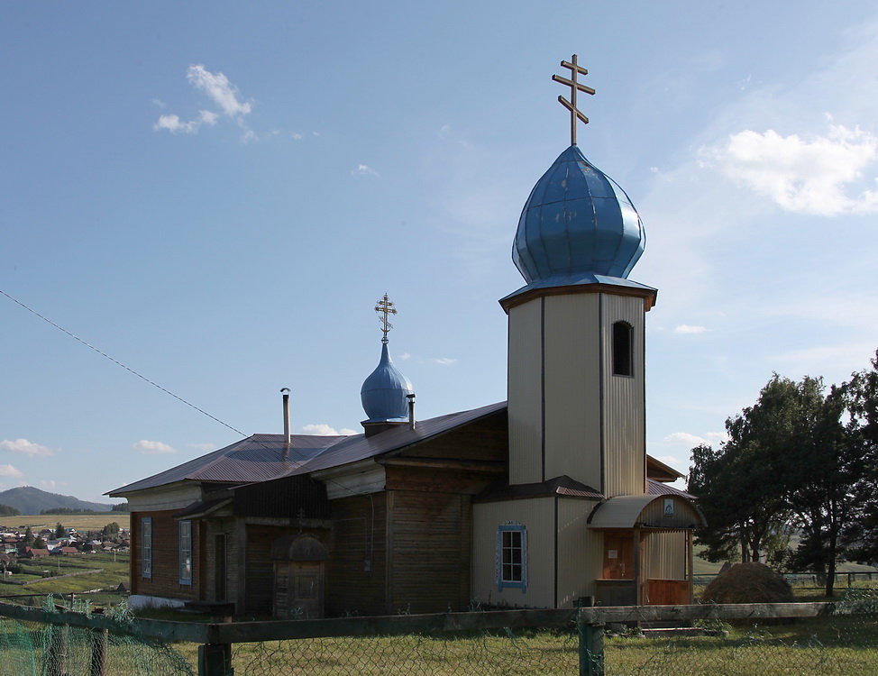 Церковь Вениамина, Митрополита Петроградского, Узян (Белорецкий район, Республика Башкортостан). фасады, Вид с северо-запада