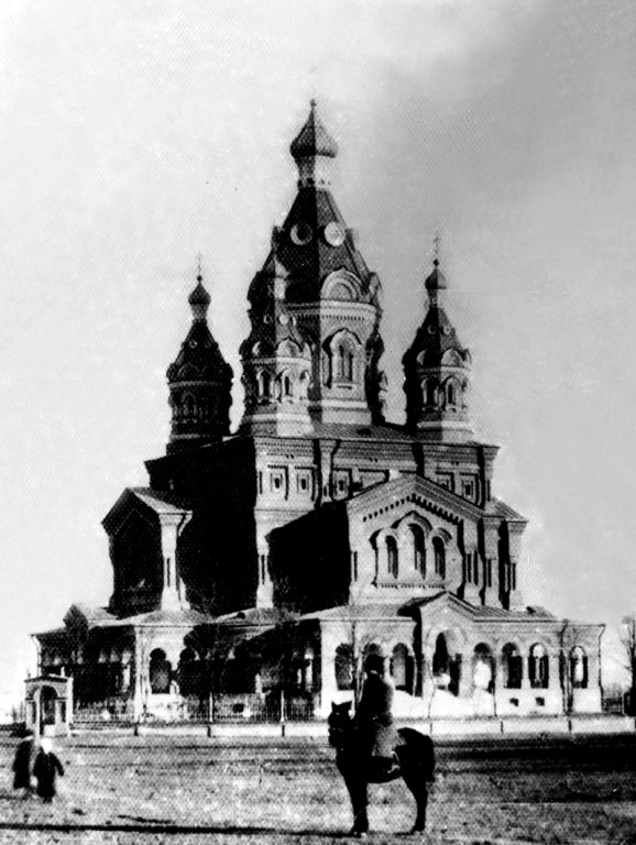 Собор Успения Пресвятой Богородицы, Моздок (Моздокский район, Республика Северная Осетия-Алания). архивная фотография, Фото 1910-х годов