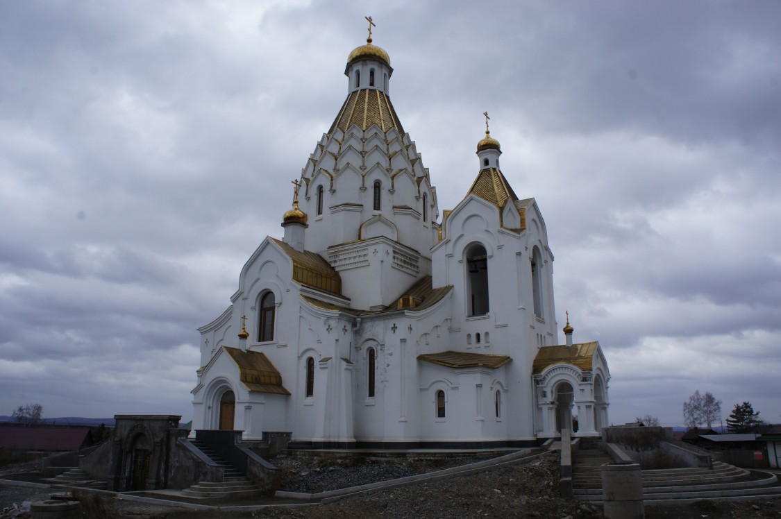 Степной. Церковь Луки (Войно-Ясенецкого). фасады