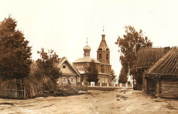 Церковь Тихвинской иконы Божией Матери, Саввинская Слобода (Одинцовский городской округ и ЗАТО Власиха, Краснознаменск, Московская область). архивная фотография