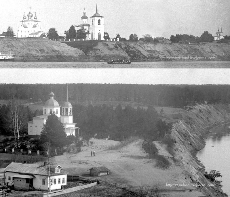 Шенкурск. Церковь Воскресения Христова. архивная фотография, фото предоставлено Сергеем Некрасовым vaga-land.livejournal.com