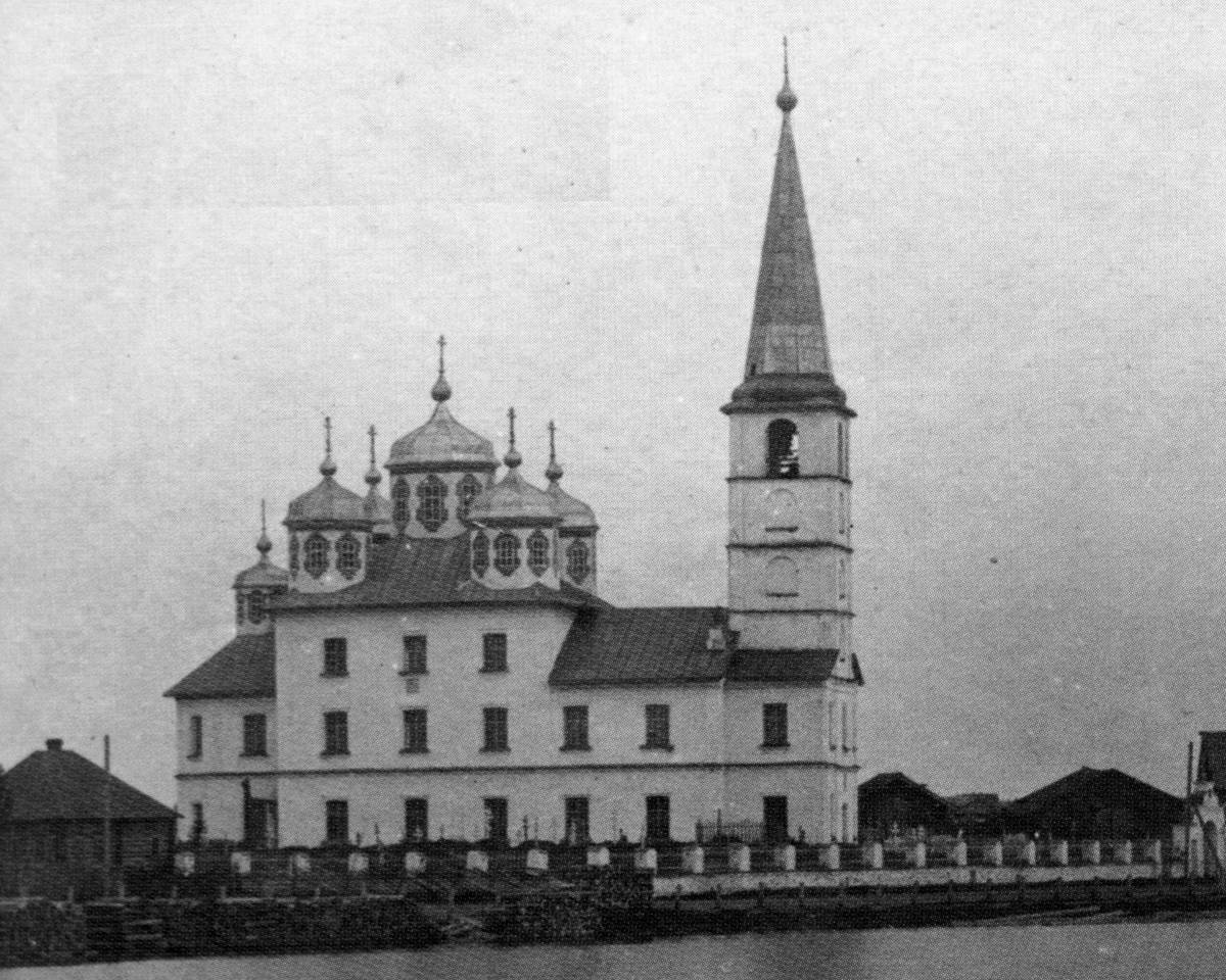 архивная фотография. Церковь Рождества Христова, Мегра (Вытегорский район, Вологодская область)