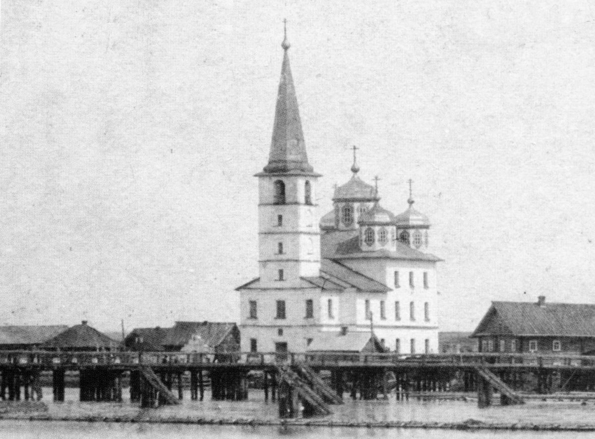 архивная фотография. Церковь Рождества Христова, Мегра (Вытегорский район, Вологодская область)