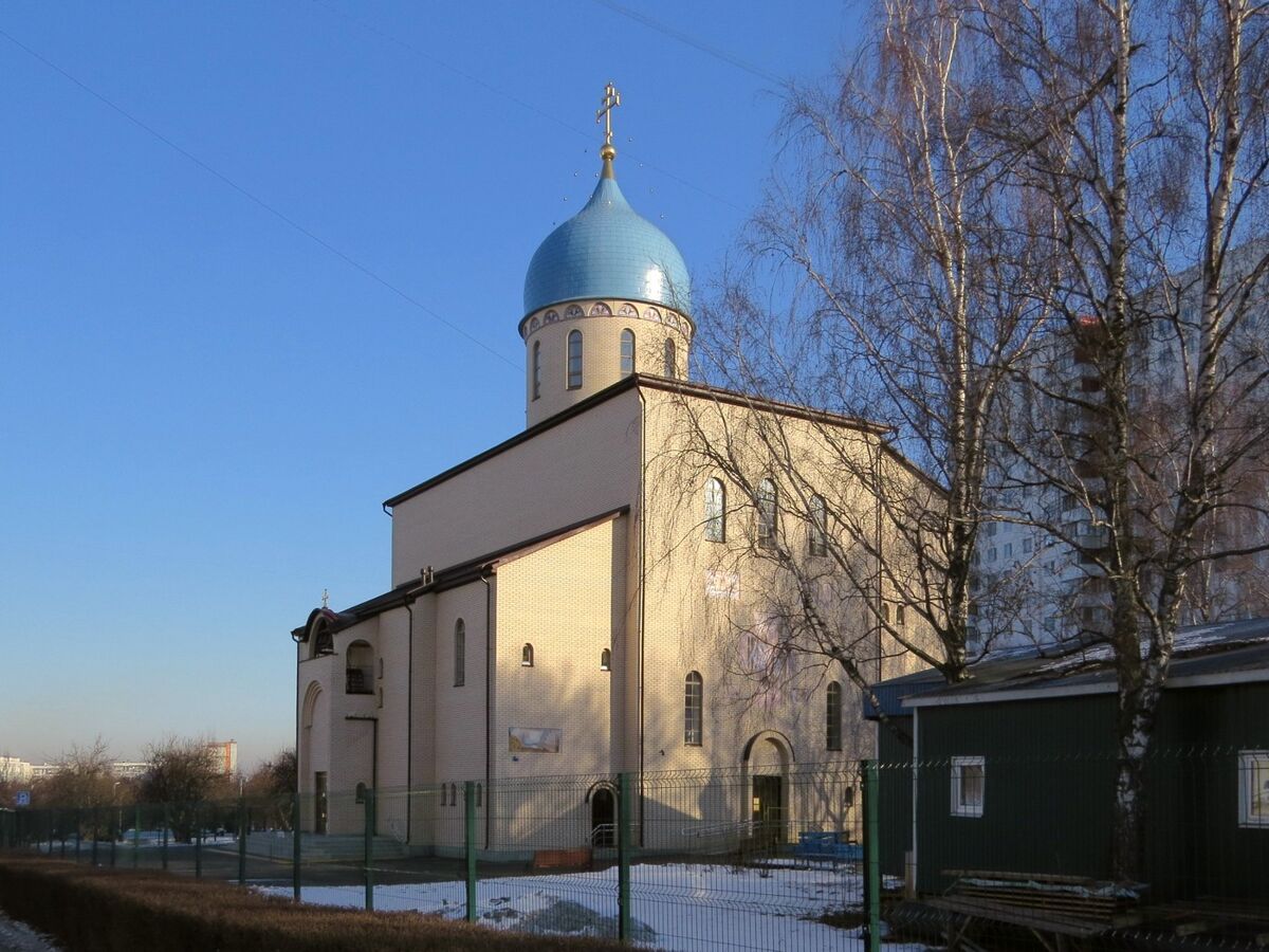 Церковь Похвалы Божией Матери в Зябликове, Зябликово (Южный административный округ (ЮАО), г. Москва). фасады
