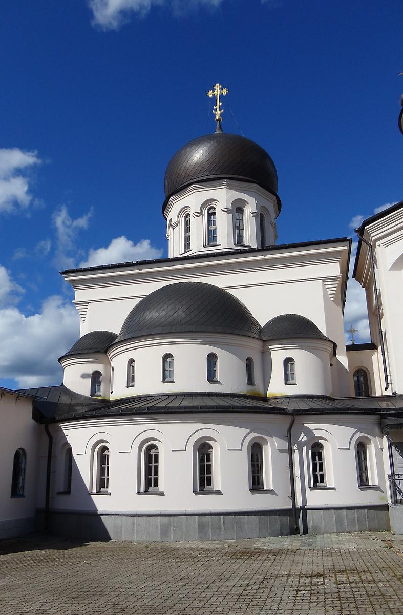 фасады. Константино-Еленинский монастырь. Церковь Похвалы Божией Матери, Ленинское (Выборгский район, Ленинградская область)