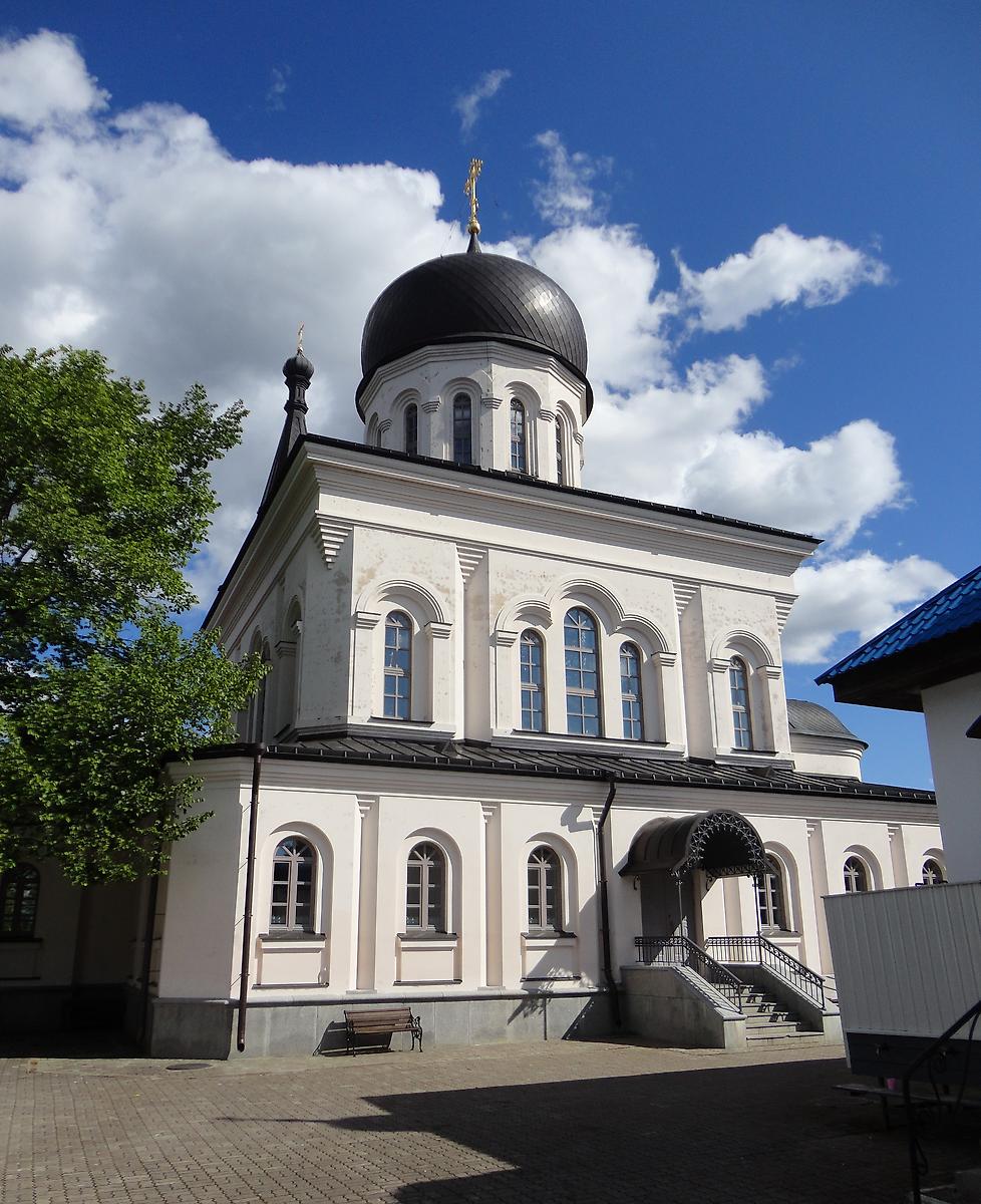 фасады. Константино-Еленинский монастырь. Церковь Похвалы Божией Матери, Ленинское (Выборгский район, Ленинградская область)