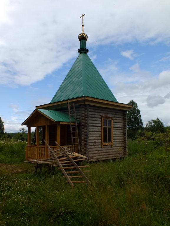 Павловский. Часовня Сергия Радонежского (строящаяся). фасады