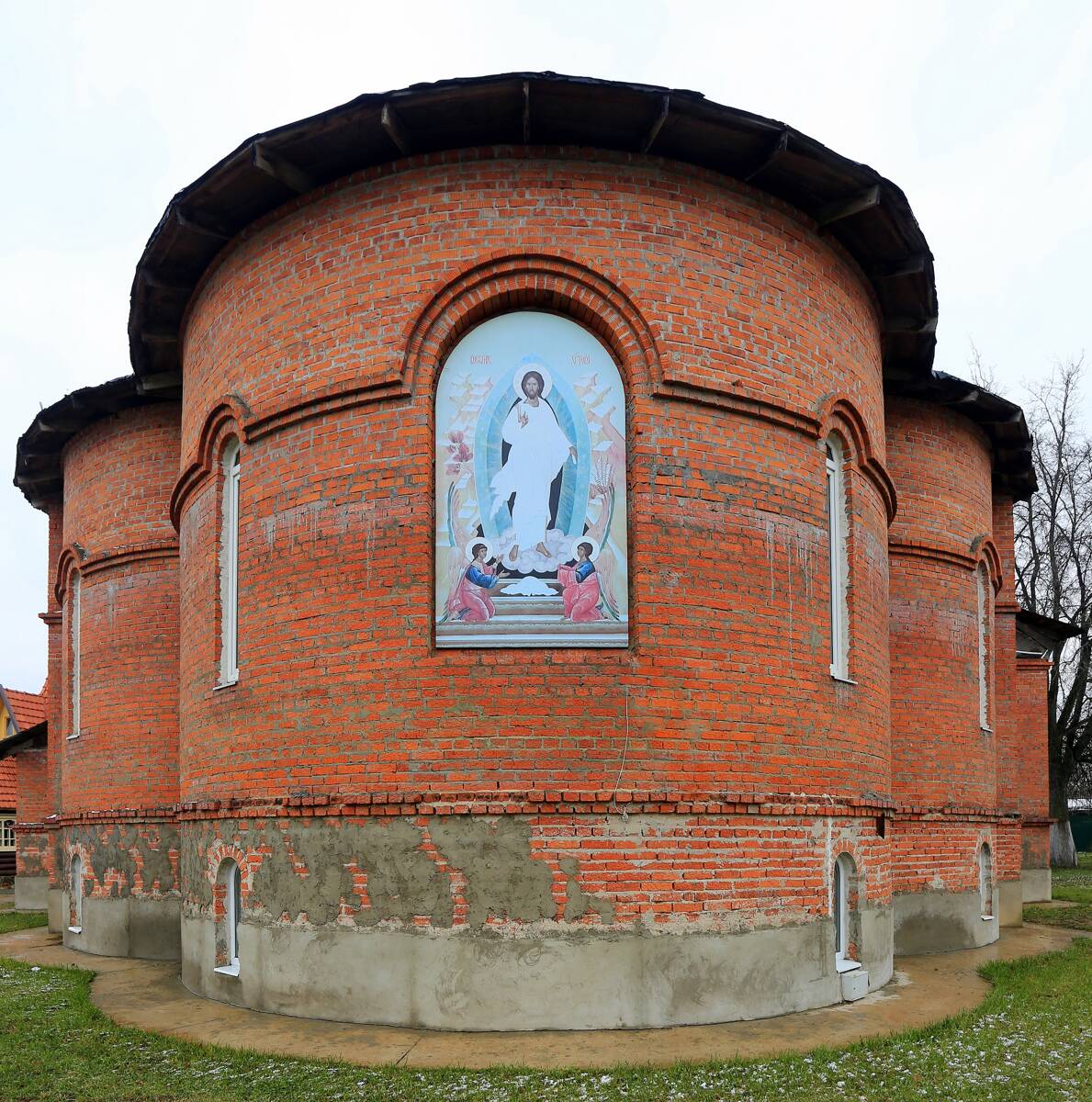 Церковь Серафима (Звездинского), Икша (Дмитровский городской округ, Московская область). фасады