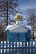 Неизвестная кладбищенская часовня, Вид с востока<br>, Кирябинское, Учалинский район, Республика Башкортостан