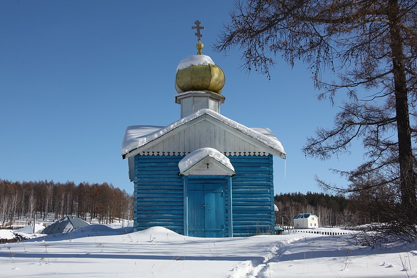 Кирябинское. Неизвестная кладбищенская часовня. фасады, Вид с запада