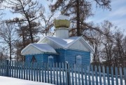 Неизвестная кладбищенская часовня, Вид с северо-востока<br>, Кирябинское, Учалинский район, Республика Башкортостан