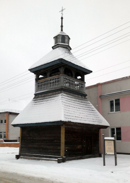 Колокольня церкви Рождества Пресвятой Богородицы, Шерешево (Пружанский район, Беларусь, Брестская область). фасады