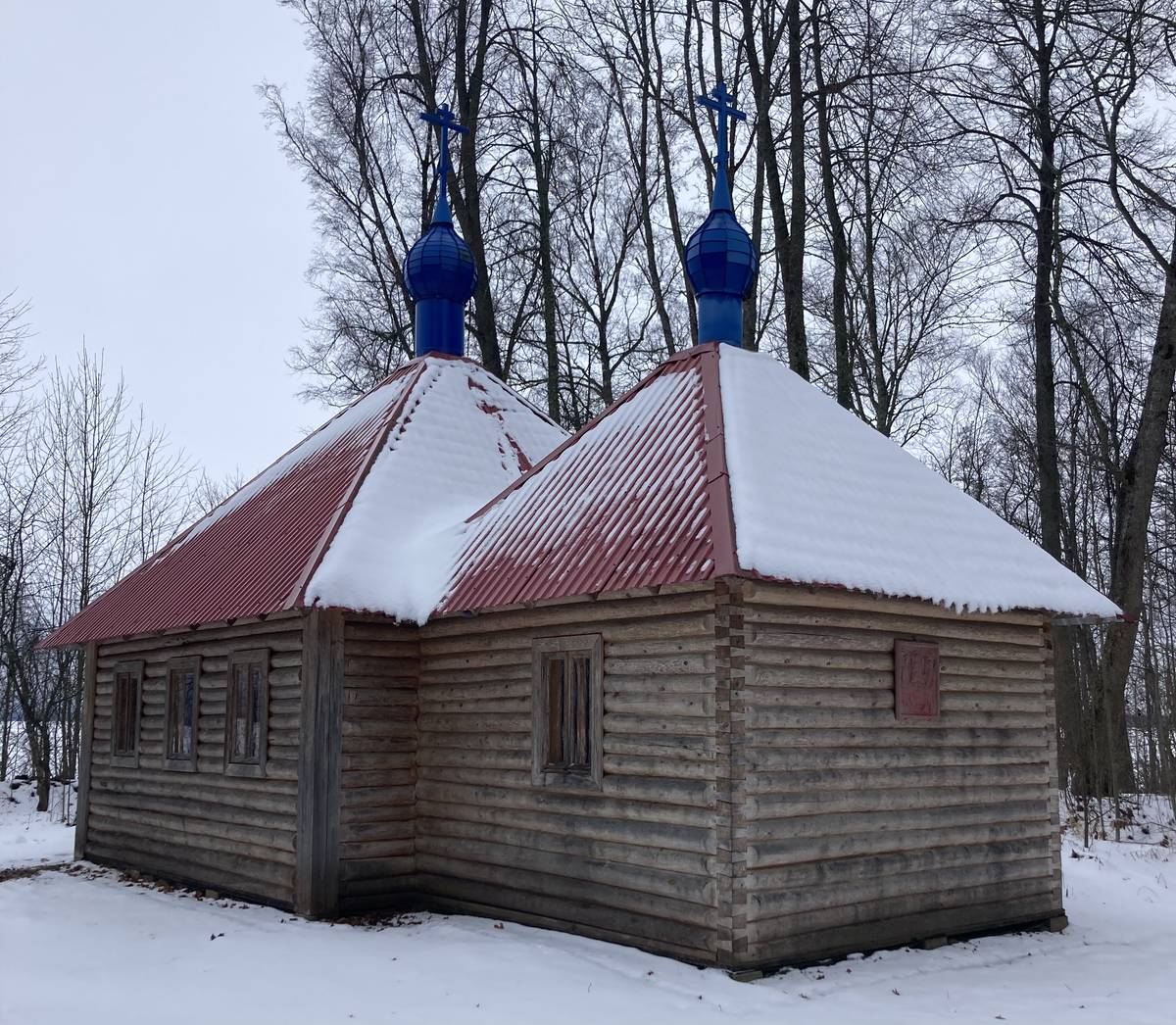 Церковь Сретения Господня, Рдейская пустынь (Холмский район, Новгородская область). фасады, Вид с юго-востока