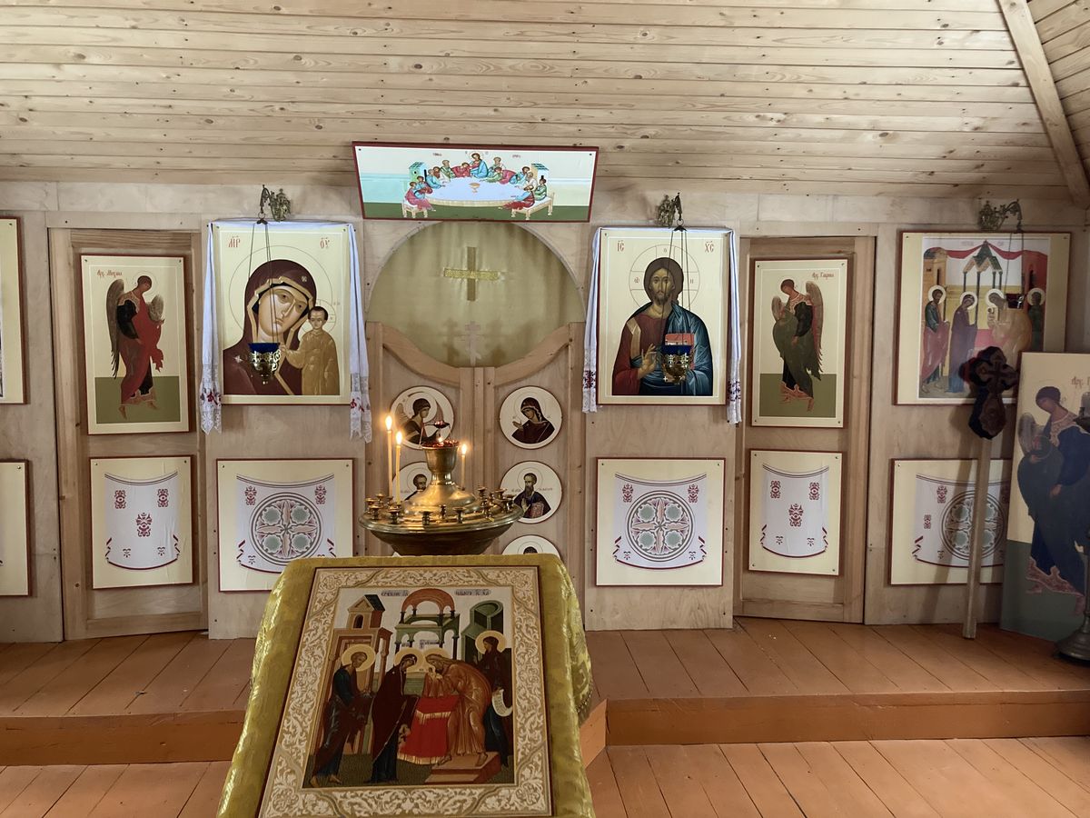 Церковь Сретения Господня, Рдейская пустынь (Холмский район, Новгородская область). интерьер и убранство, Иконостас