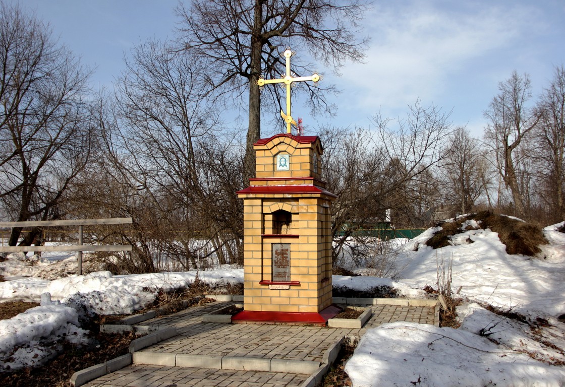 Церковь Спаса Нерукотворного Образа, Цибикнур (Медведевский район, Республика Марий Эл). дополнительная информация, Памятная часовня-столб на месте церкви (год постройки прибл.2010).