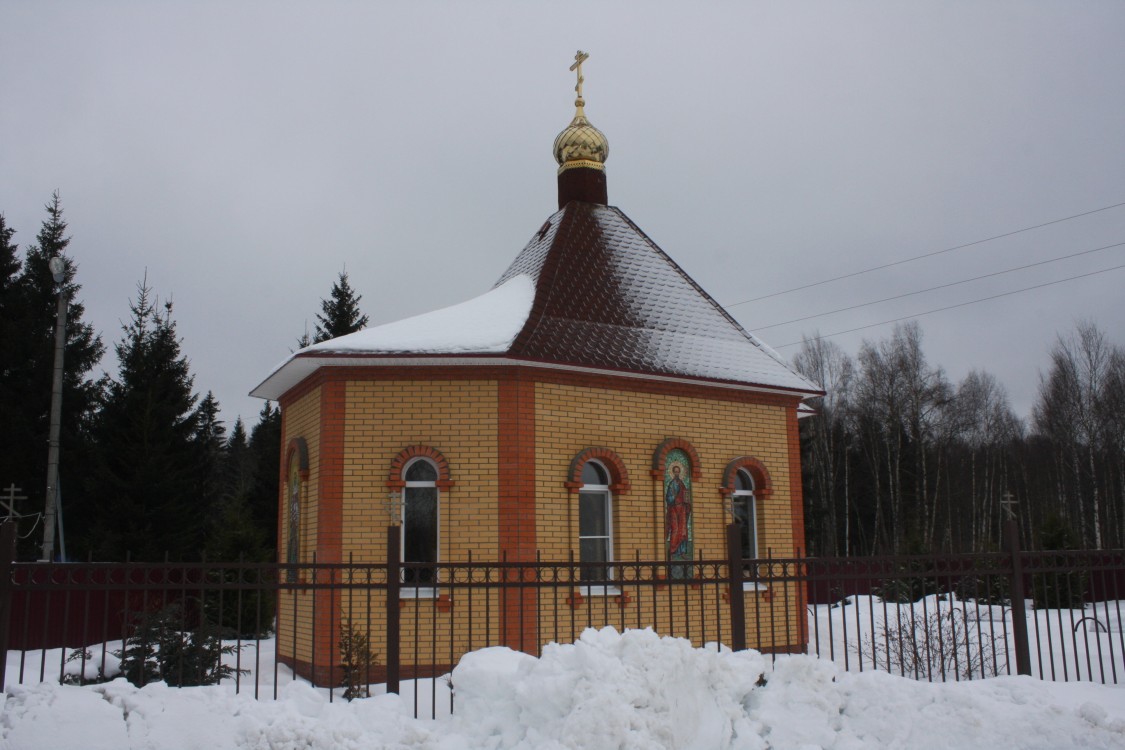 Часовня Николая Чудотворца, Шапкино (Наро-Фоминский городской округ, Московская область). фасады