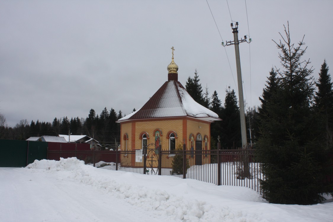 Часовня Николая Чудотворца, Шапкино (Наро-Фоминский городской округ, Московская область). фасады