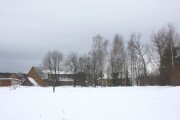 Церковь Введения во храм Пресвятой Богородицы (вторая), Вид на церковное место с северо-востока<br>, Котово, Наро-Фоминский городской округ, Московская область