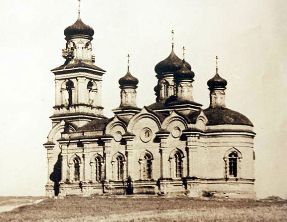 Церковь Николая Чудотворца, Копорулиха (Юринский район, Республика Марий Эл). архивная фотография, Фото 1957г. С сайта  http://marieltour.ru/cerkov-nikolaya-chudotvorca-derevnya-koporuliha-mariy-el