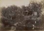 Трифонов Печенгский монастырь в Луостари. Церковь Сретения Господня, 1887 - Старое русло реки Маны у церкви. Фотография Жюля Легра во время своих путешествий по России. Фото из фондов городской Библиотеки города Дижон.Франция<br>, Луостари, Печенгский район, Мурманская область