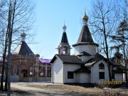 Церковь иконы Божией Матери "Знамение" Курская-Коренная, Деревянная церковь и строящаяся рядом каменная<br>, Санкт-Петербург, Санкт-Петербург, г. Санкт-Петербург