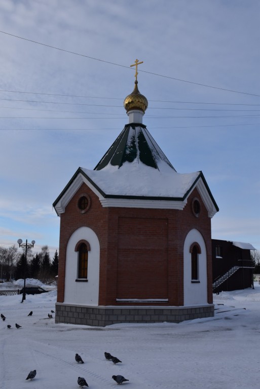 Усть-Каменогорск. Усть-Каменогорский Троицкий монастырь. Чаcовня Мученика Уара. фасады