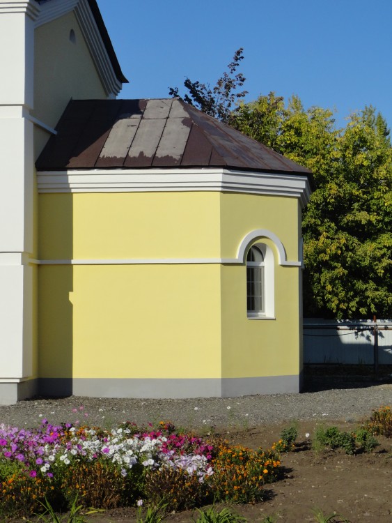 Церковь Иоанна Златоуста, Зональный (Саратов, город, Саратовская область). архитектурные детали, Апсида храма.