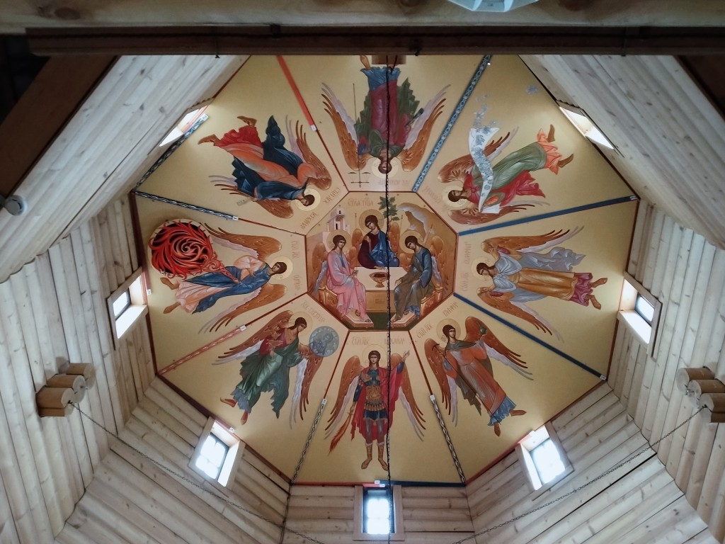 Церковь Алексия, человека Божия в Садовниках, Нагатино-Садовники (Южный административный округ (ЮАО), г. Москва). интерьер и убранство, роспись купола