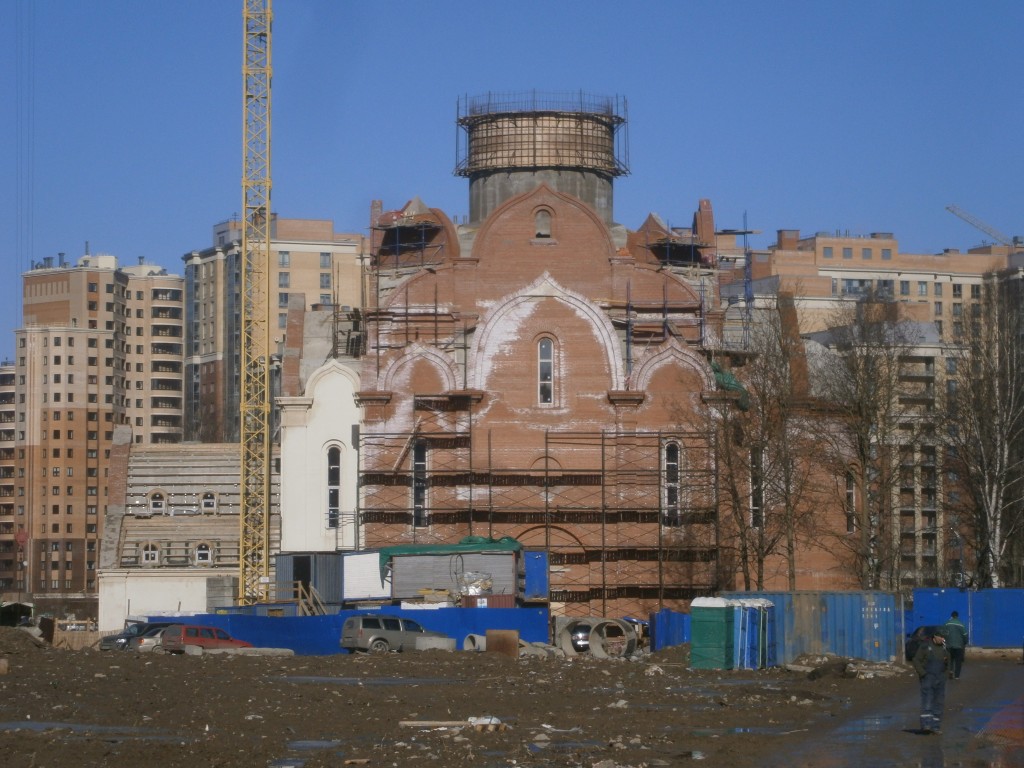 Кудрово. Церковь Иоанна Богослова. документальные фотографии, Вид с юга