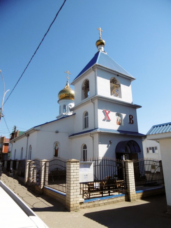 Церковь Александра Невского, Темрюк (Темрюкский район, Краснодарский край). фасады, Вид церкви с ул.Таманской