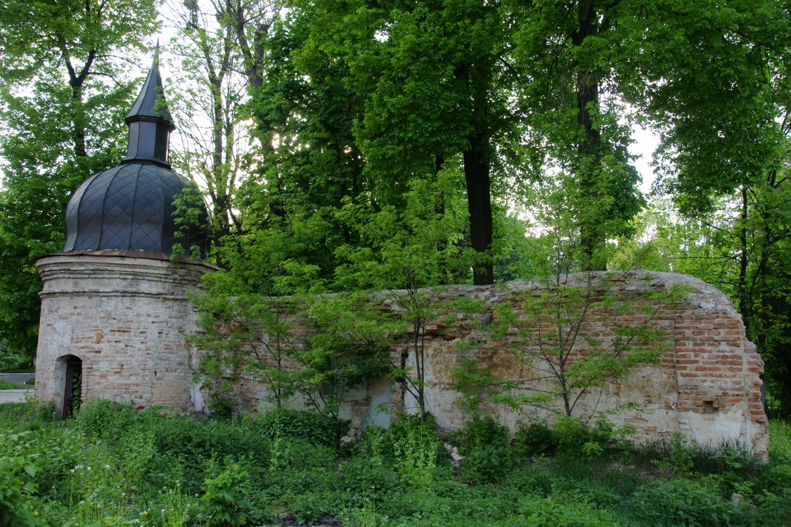 Кирилловский монастырь, Дорогожичи (Подольский район, Украина, г. Киев). дополнительная информация, Сохранившаяся часть ограды с угловой башенкой