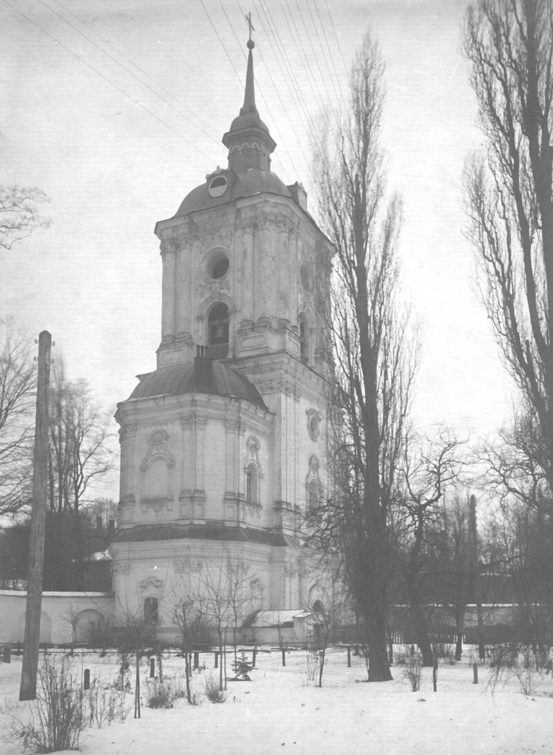 Кирилловский монастырь. Надвратная церковь Благовещения Пресвятой Богородицы, Дорогожичи (Подольский район, Украина, г. Киев). архивная фотография, Фото 1920-х г.г.