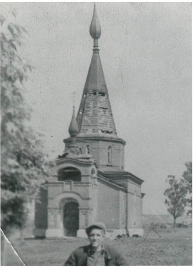 Саларьево. Церковь Тихвинской иконы Божией Матери в Саларьеве (старая). архивная фотография