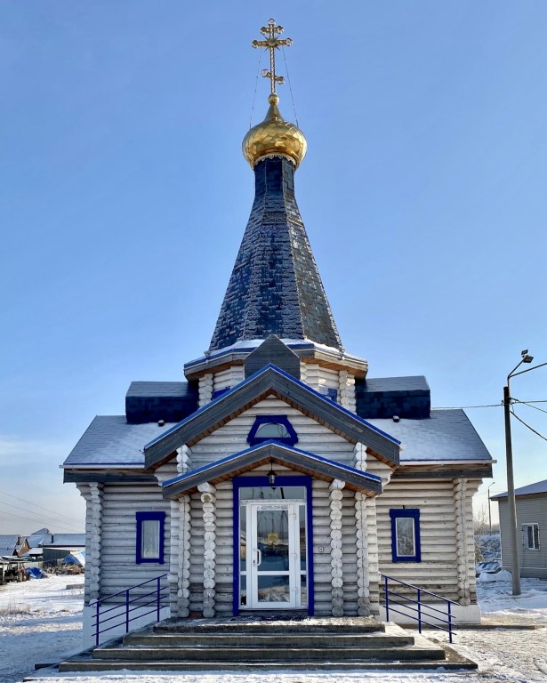 Часовня Николая Чудотворца, Емельяново (Емельяновский район, Красноярский край). фасады, Вид с запада