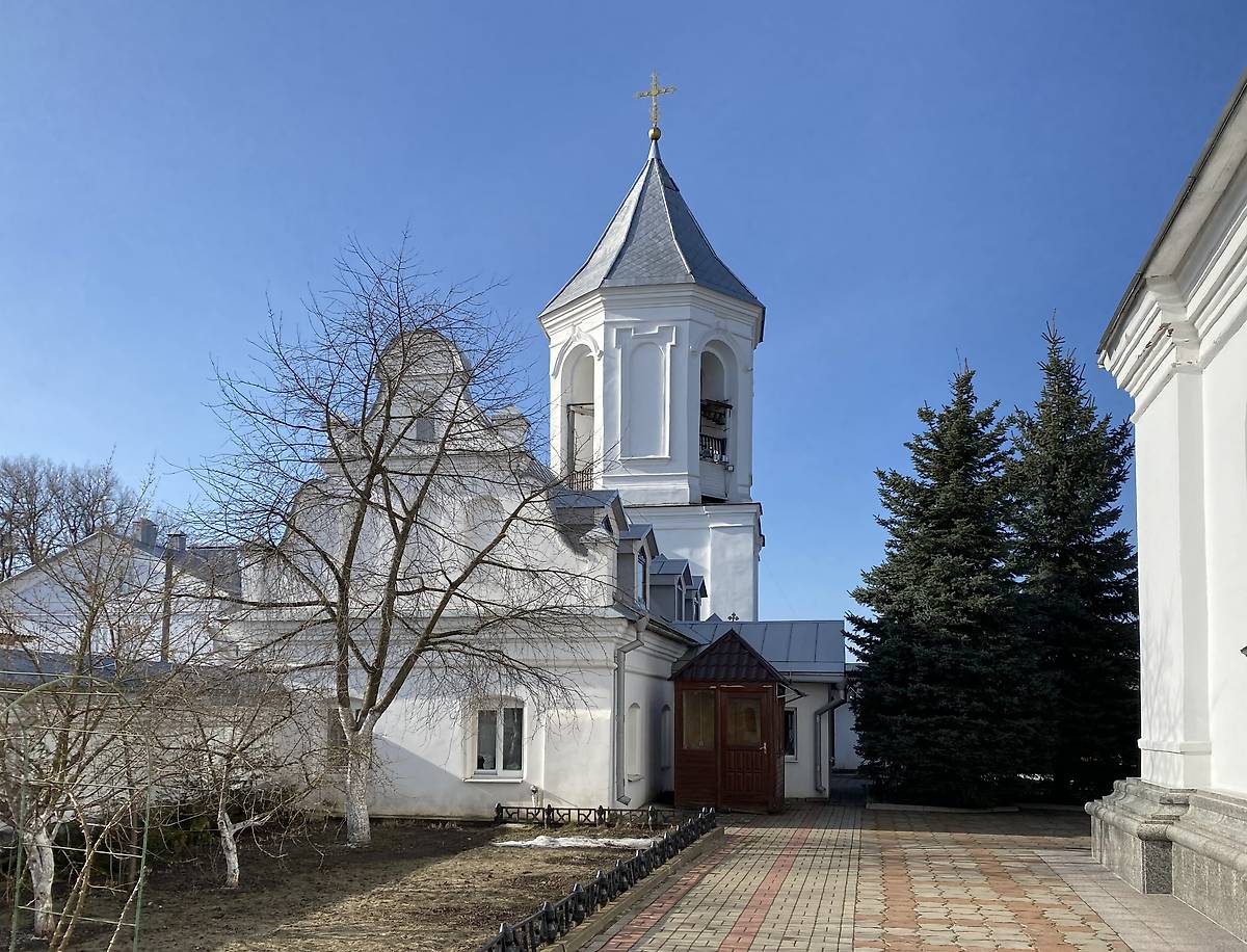 Вид с северо-востока, фасады. Никольский монастырь. Колокольня, Могилёв (Могилёв, город, Беларусь, Могилёвская область)